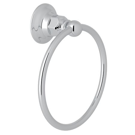 ROHL Italian Bath Towel Ring In Polished Chrome ROT4APC